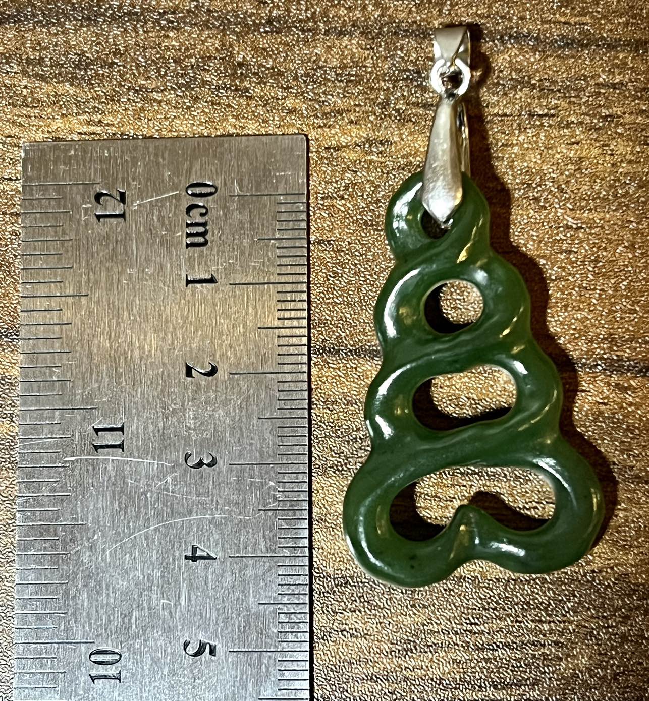 Stylish Nephrite Jade Pendant - photo 3
