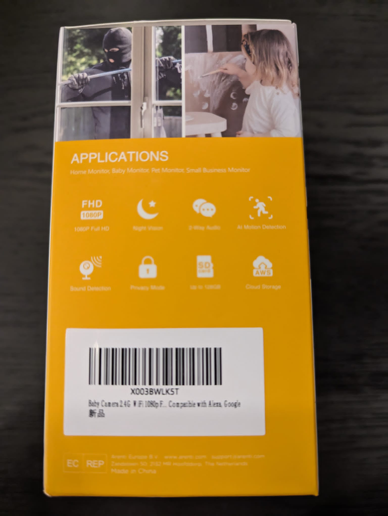 BNIB security cam/baby monitor - photo 2