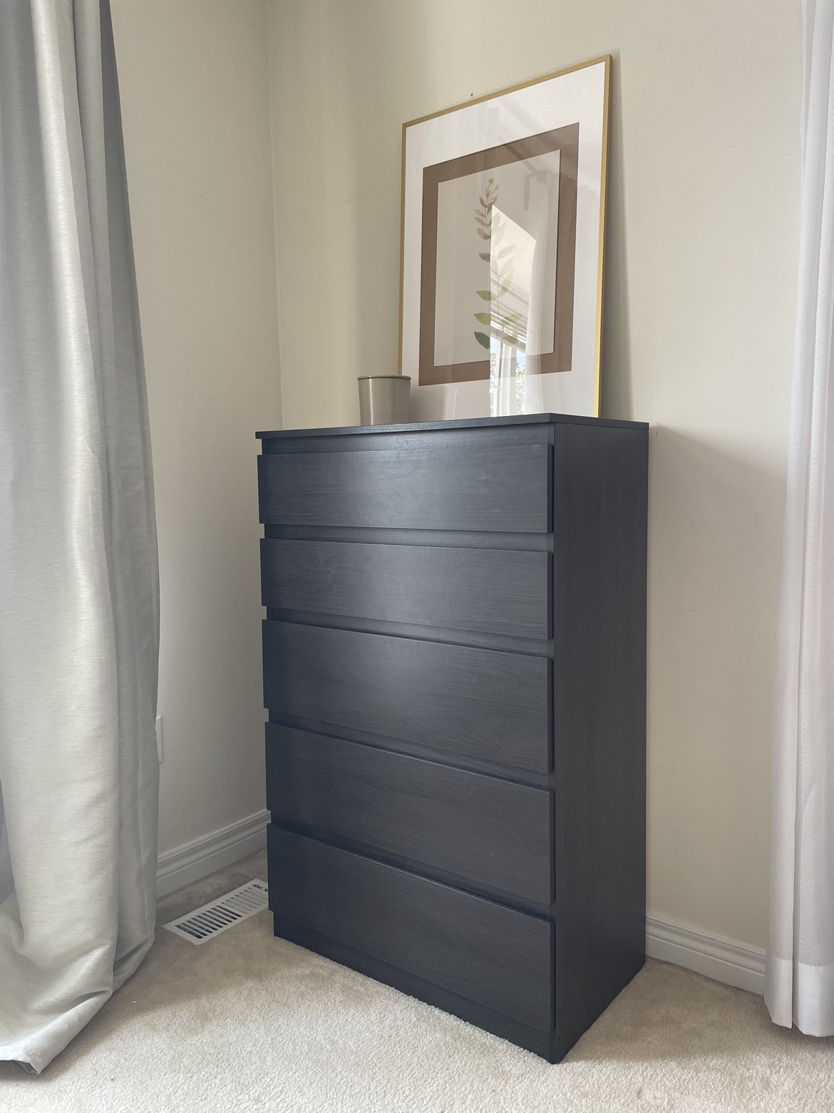 IKEA Kullen Chest in Black/Brown - photo 2