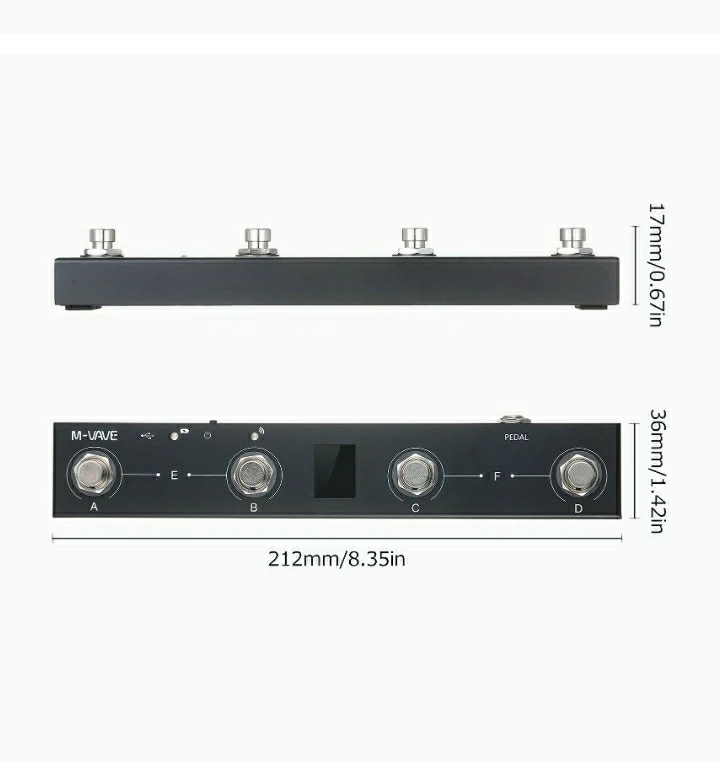 MIDI Foot Controller Pedal APP Control - photo 3
