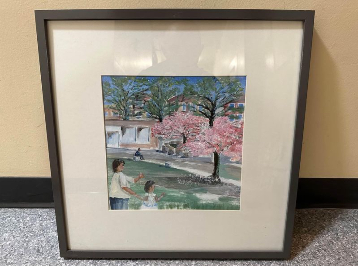 Painting 1’ x 1’ (solid wooden frame 21” x 21”) #SellingSpree thumbnail
