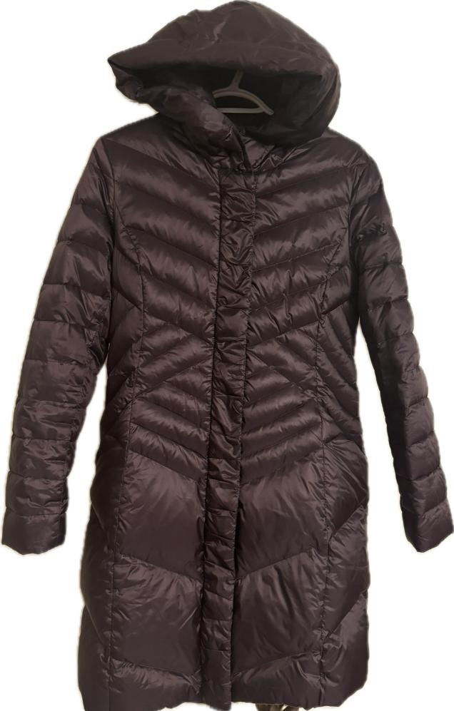 Winter down  hooded puffer jacket coat