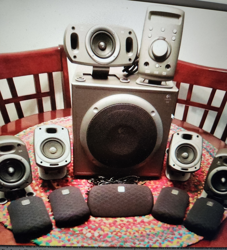 Logitech Z-680 speakers set