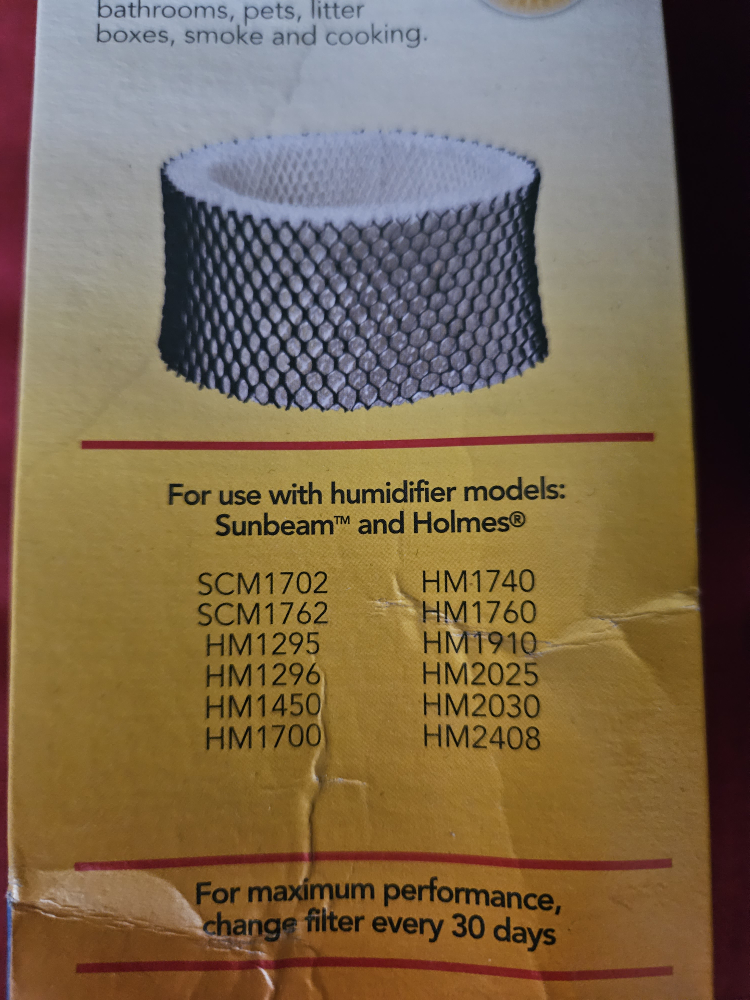 Humidifier Filter #freecycle image indicator(3)