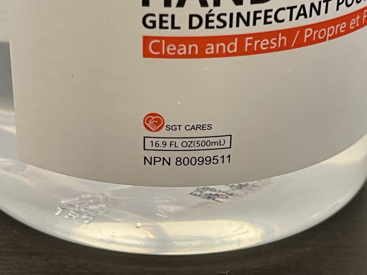 500mL hand sanitizer gel 75% alcohol unused EXPIRED #freecycle image indicator(2)