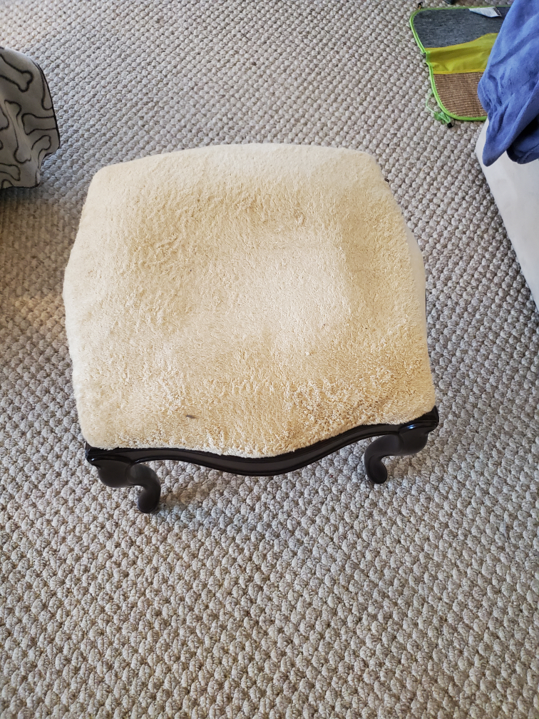 Wooden foot stool