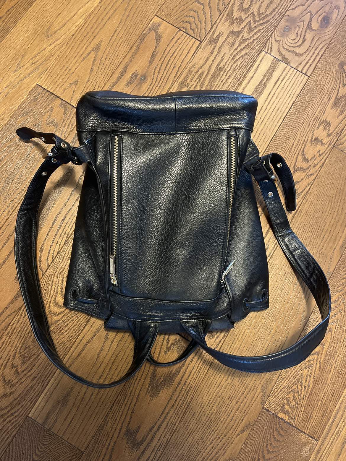 Black leather bag - photo 4