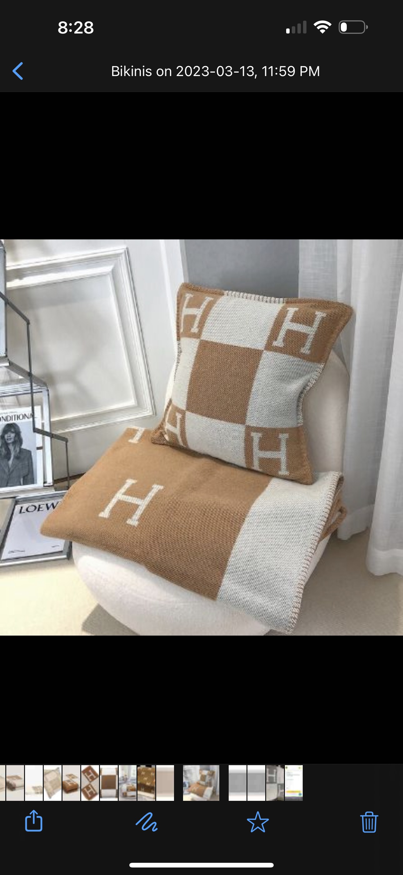 Hermes Blanket & Pillow Set