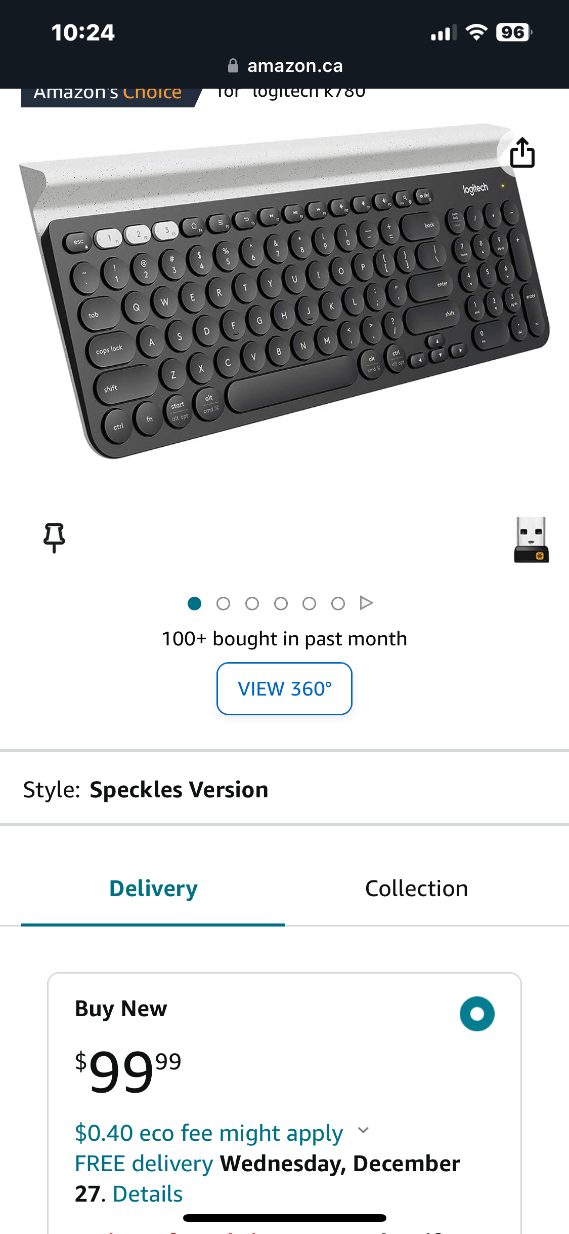 Logitech Wireless Keyboard