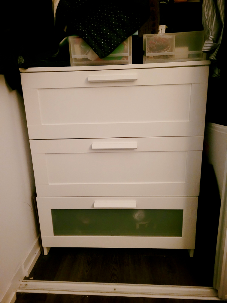 Ikea dresser Brimnes - white 3 drawers