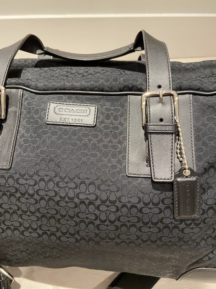 Coach Weekender Duffle Bag in signature jacquard fabric image indicator(2)