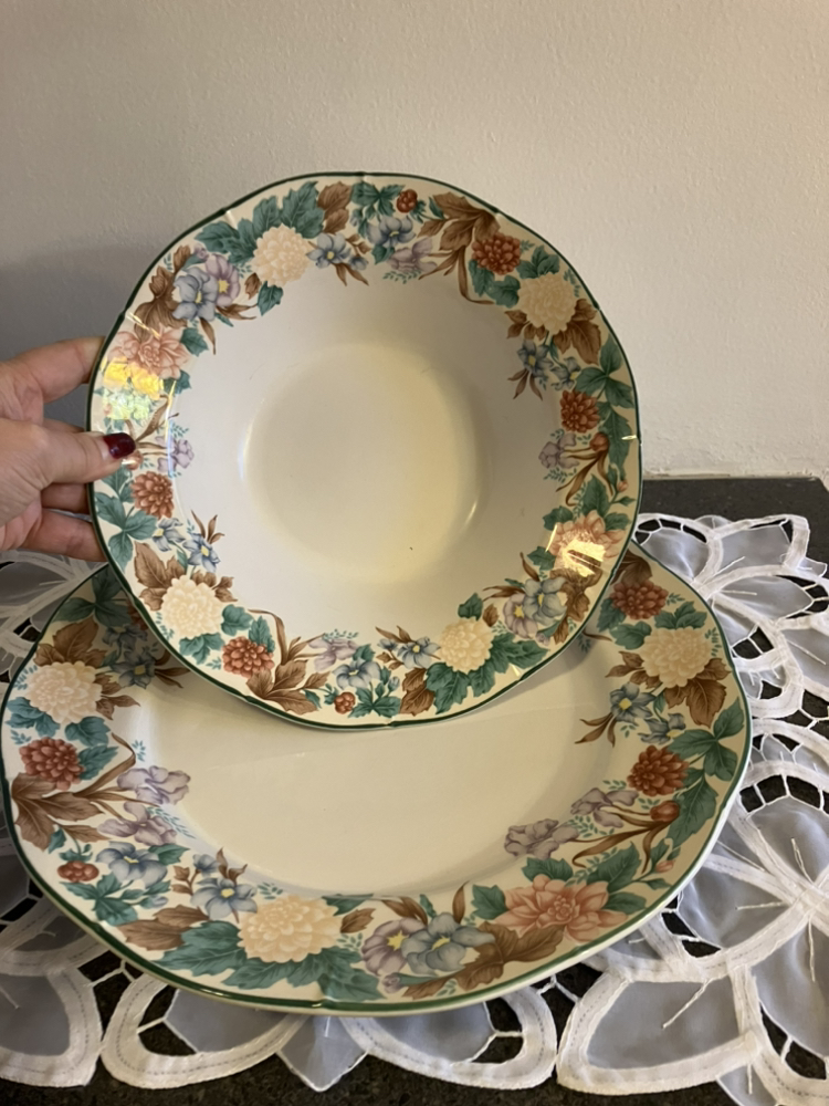 Serving bowl and plate, L image indicator(2)