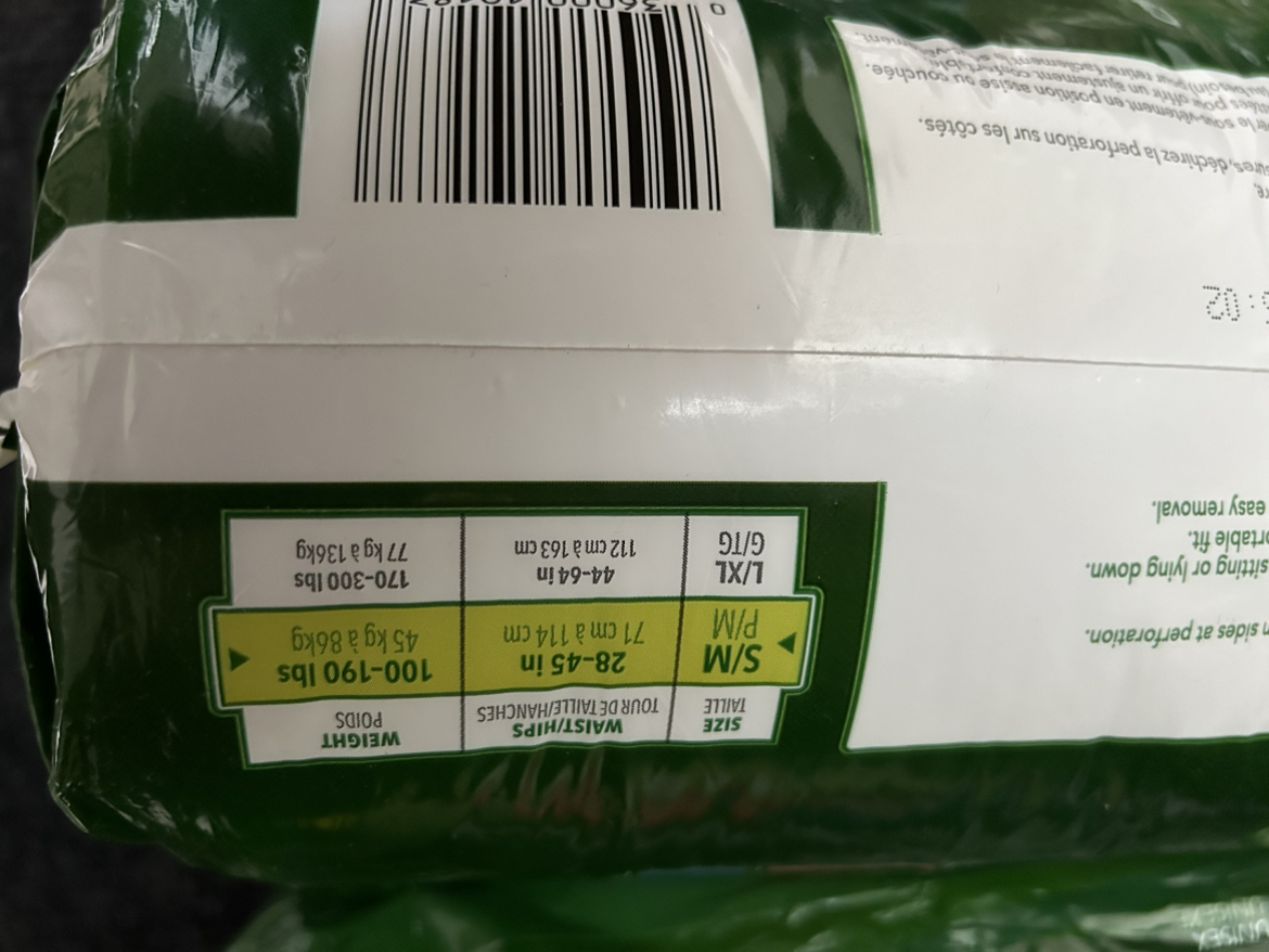 Depends incontinence briefs/diapers image indicator(3)