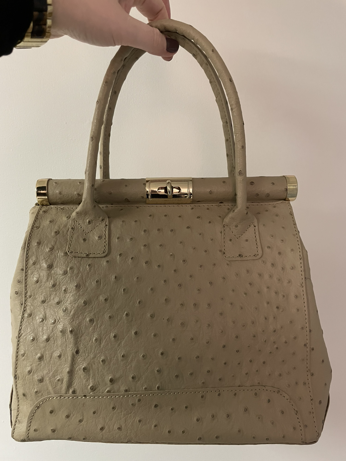 Borse In Pelle Ostrich Handbag thumbnail