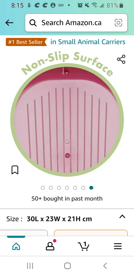 🐹 🐰 🐭 Portable Animal Pet Carrier image indicator(8)