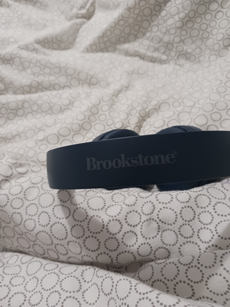 Blue Brookstone over ear headphones - photo 2