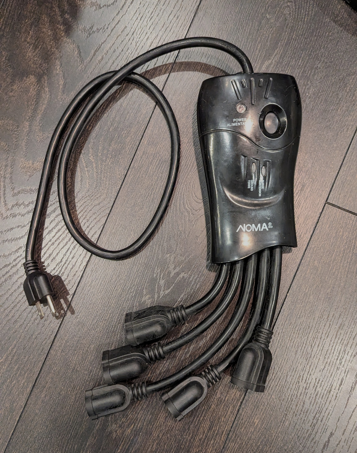 "Squid" power bar - 5 outlets thumbnail