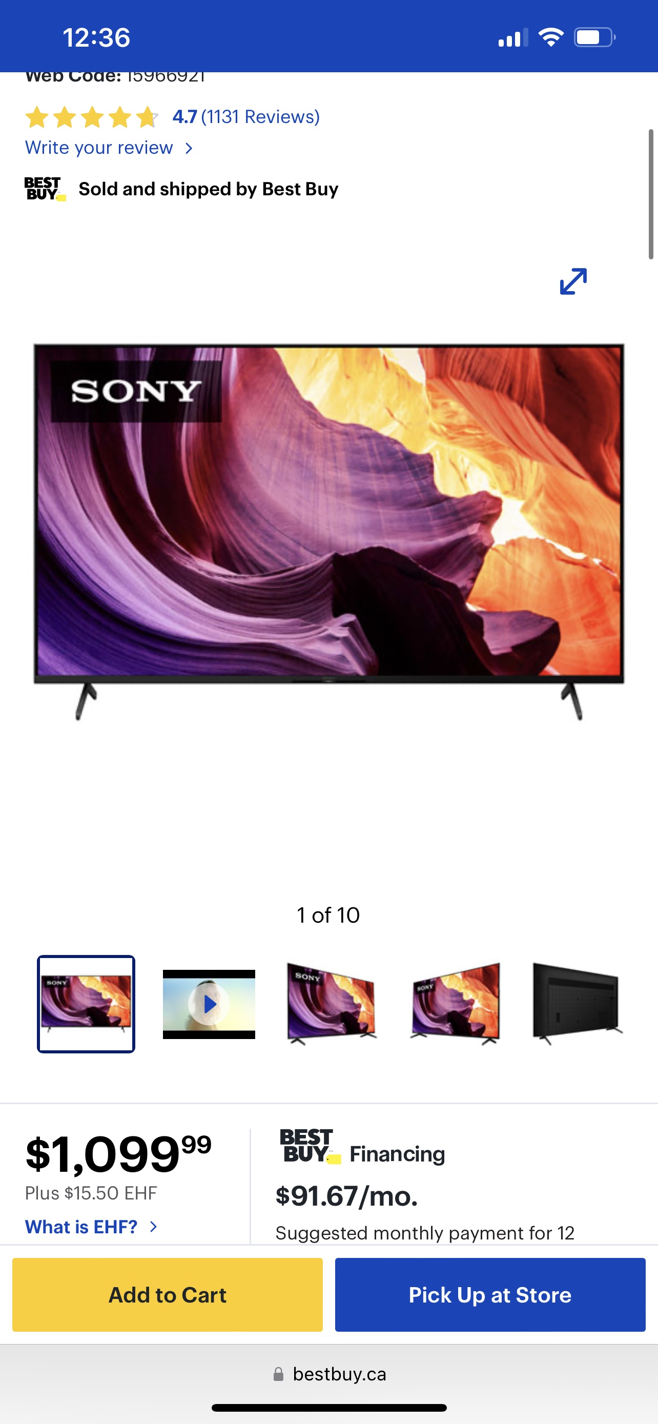 Sony X80K 65" 4K UHD HDR LED Smart Google TV image indicator(3)