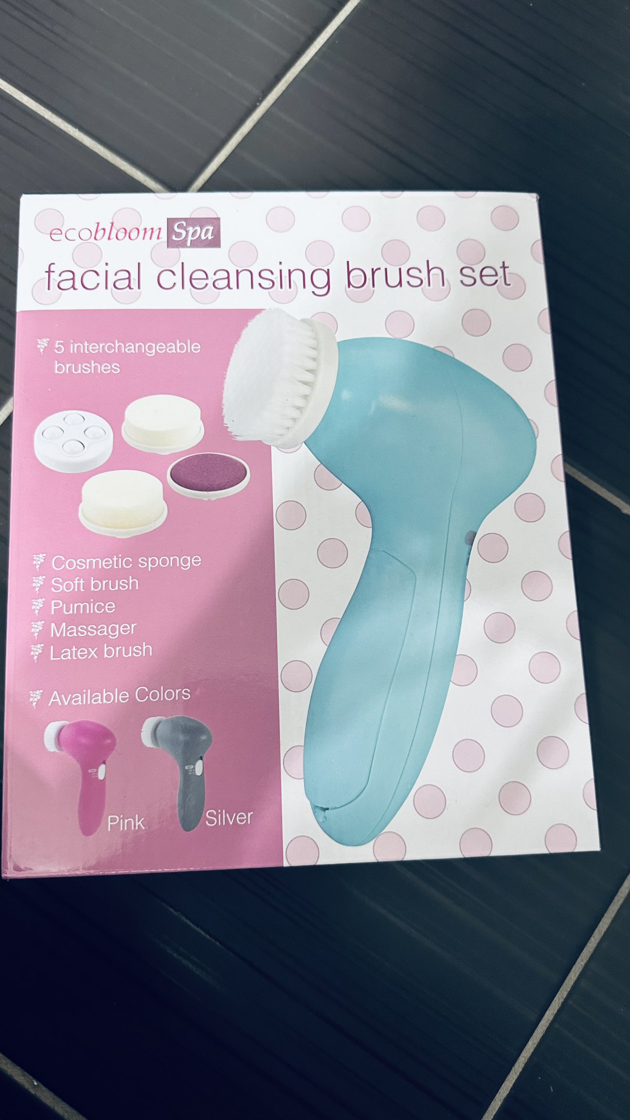 Facial cleansing brush set