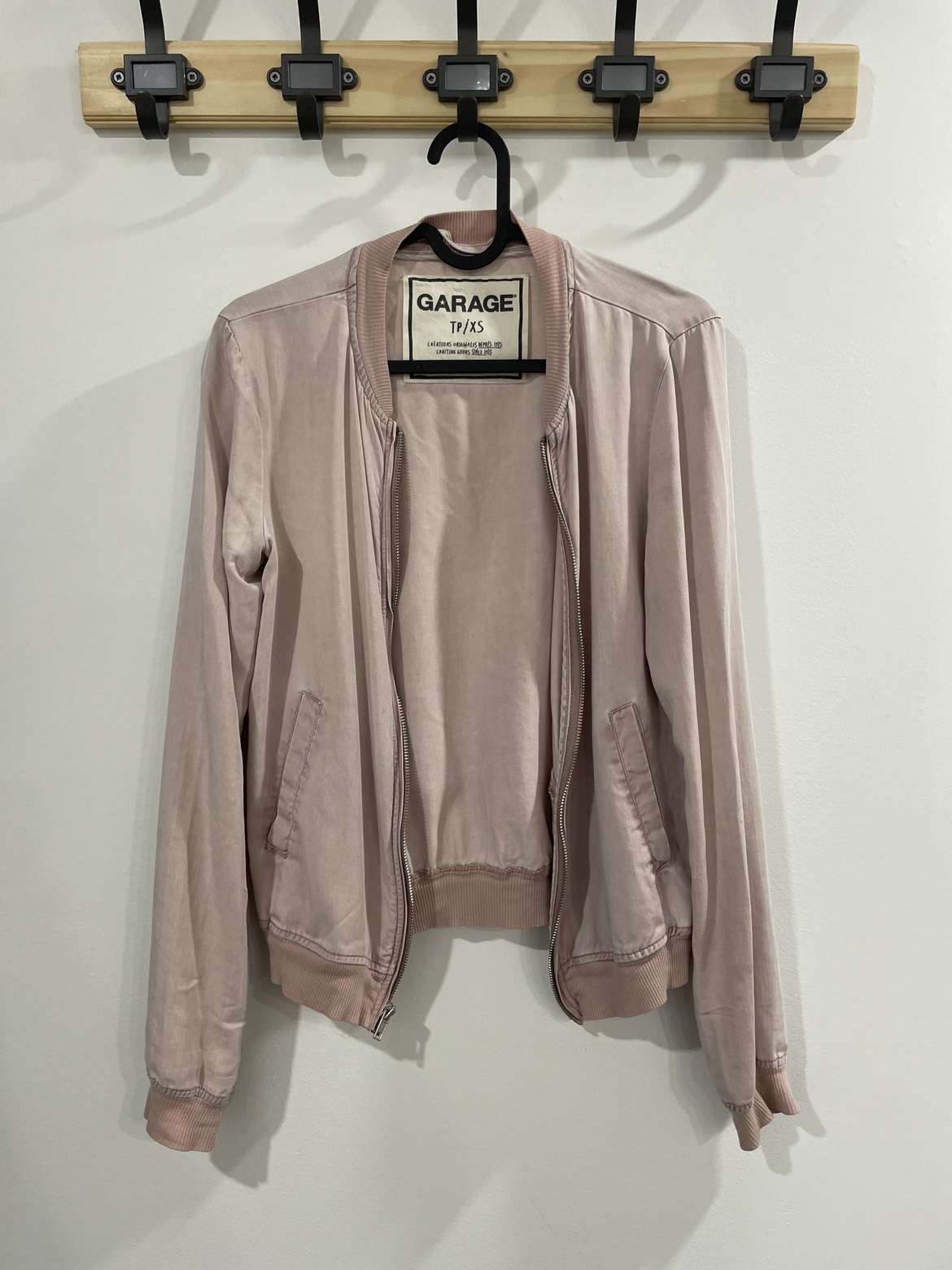 Pink Garage Zip Up Jacket #freecycle thumbnail