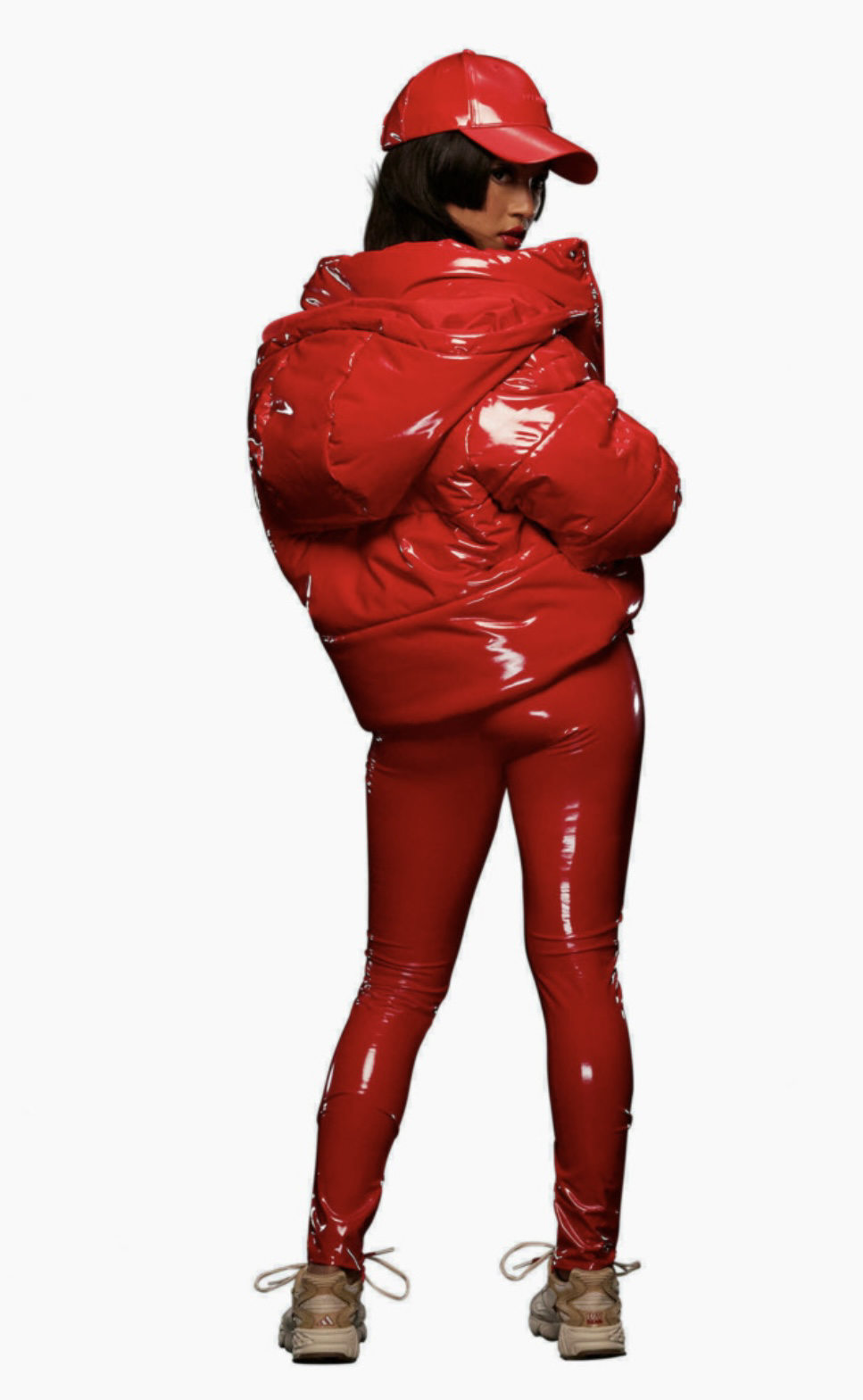 New with tags Ivy Park adidas red puffer Large image indicator(3)