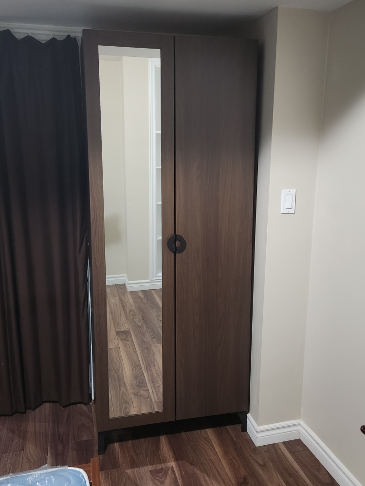 Moving sale - Brown double door wardrobe