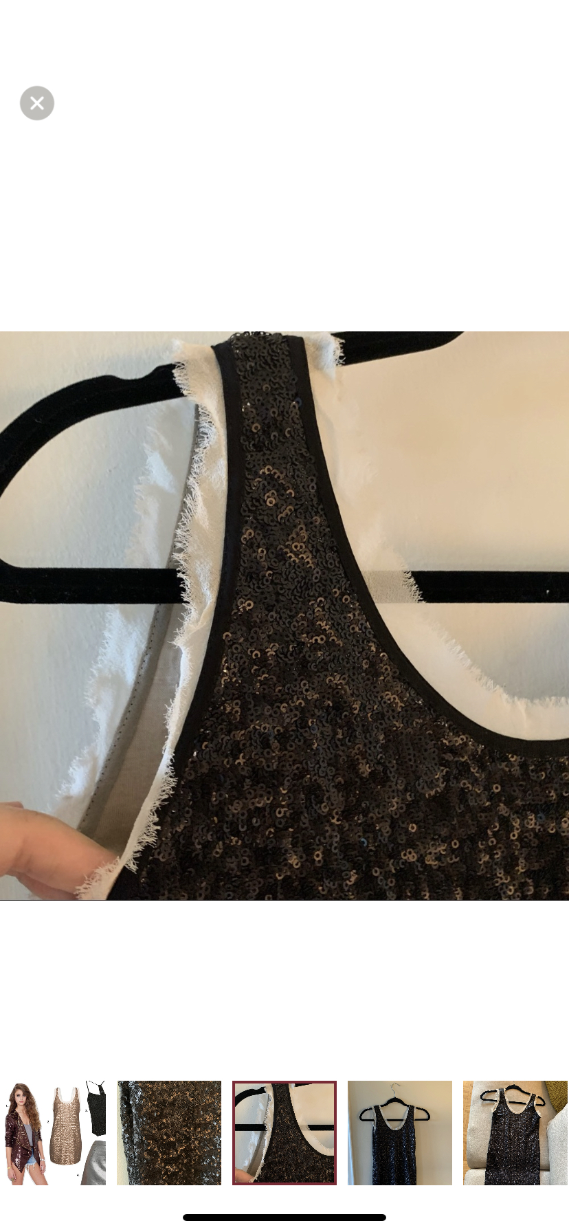 Wilfred Aritzia Barbizon Sequin Dress- Size XXS image indicator(4)