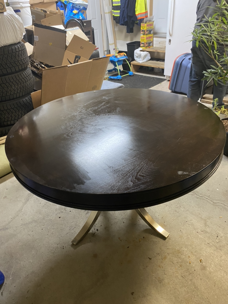 Solid Wood Round table 48” JUST REDUCED