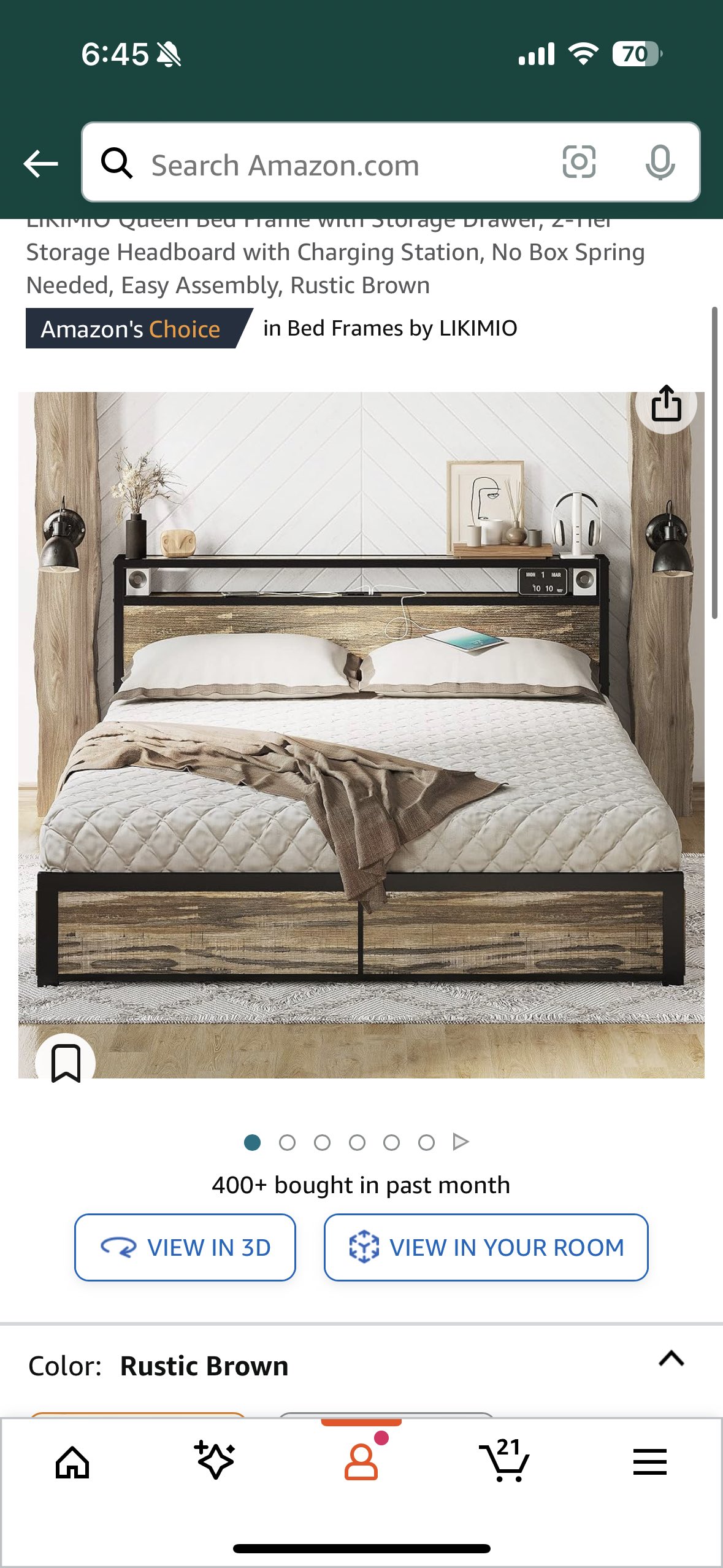Queen size bed frame
