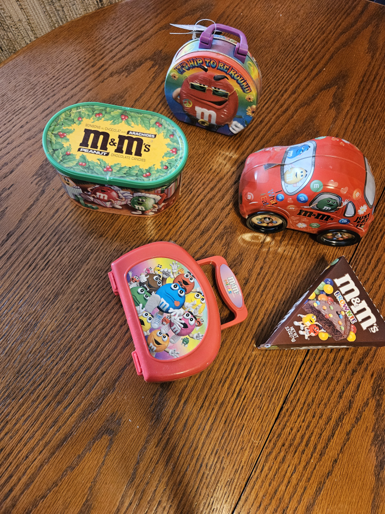 M&M tins