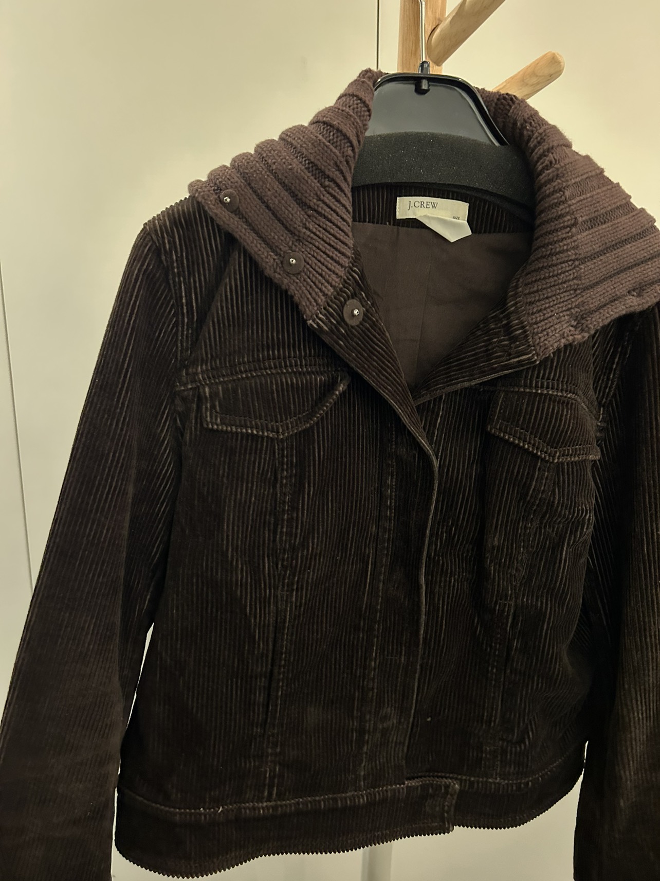 Vintage j crew corduroy denim jacket. Size small - photo 4