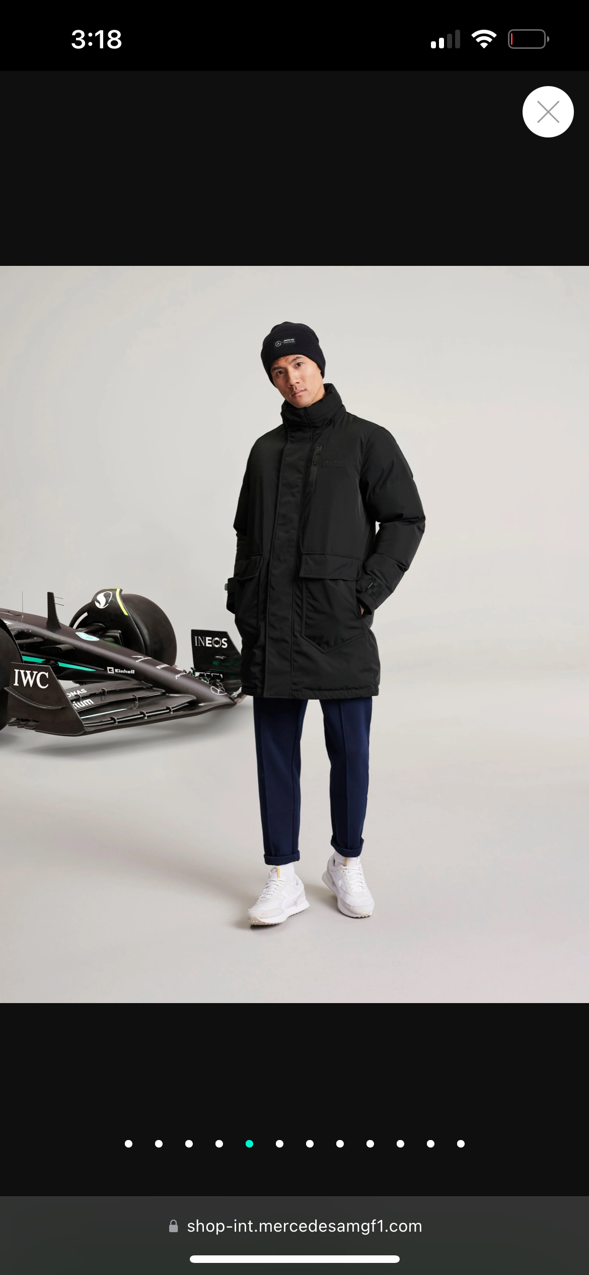 Mercedes AMG Petronas Ultimate Men’s Coat - large image indicator(7)