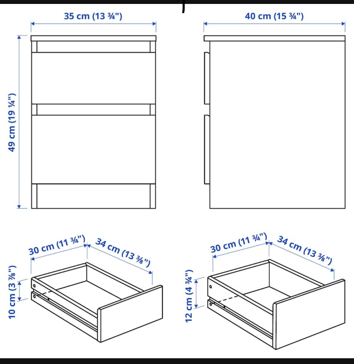 IKEA night stands - photo 2