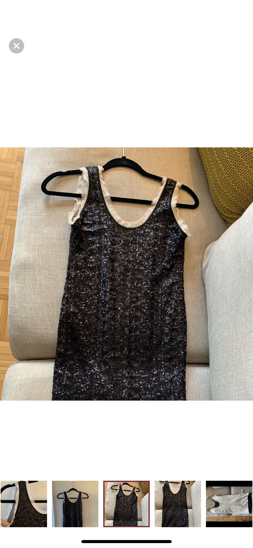 Wilfred Aritzia Barbizon Sequin Dress- Size XXS image indicator(6)