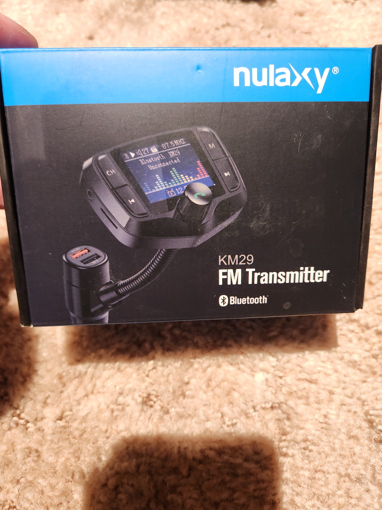 FM transmitter Bluetooth calling for phone NEW thumbnail