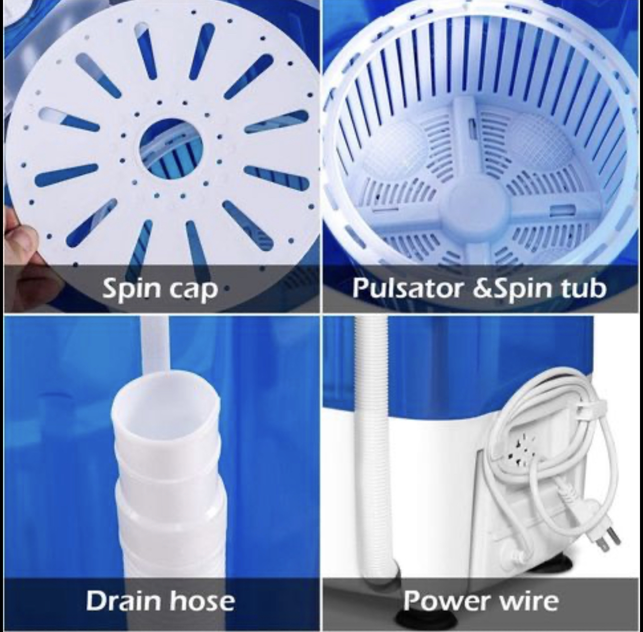 COSTWAY Portable Mini Washing Machine - photo 3