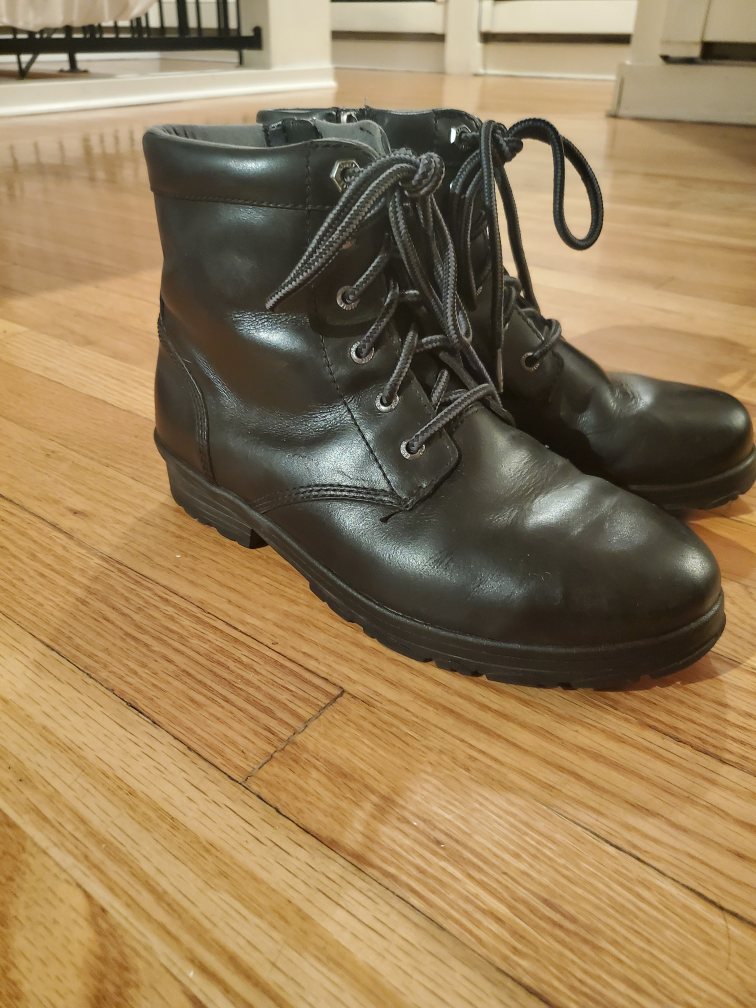Kodak real leather winter boots , women's size 7 - photo 3