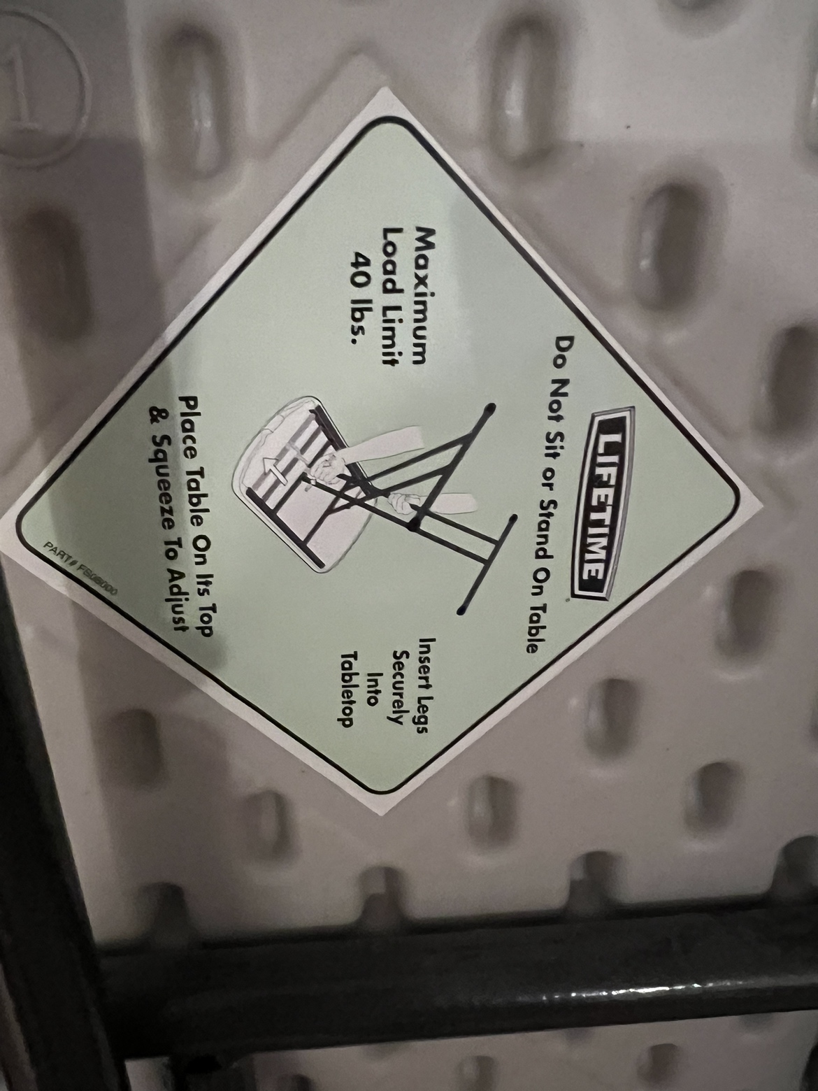 Folding table - photo 4