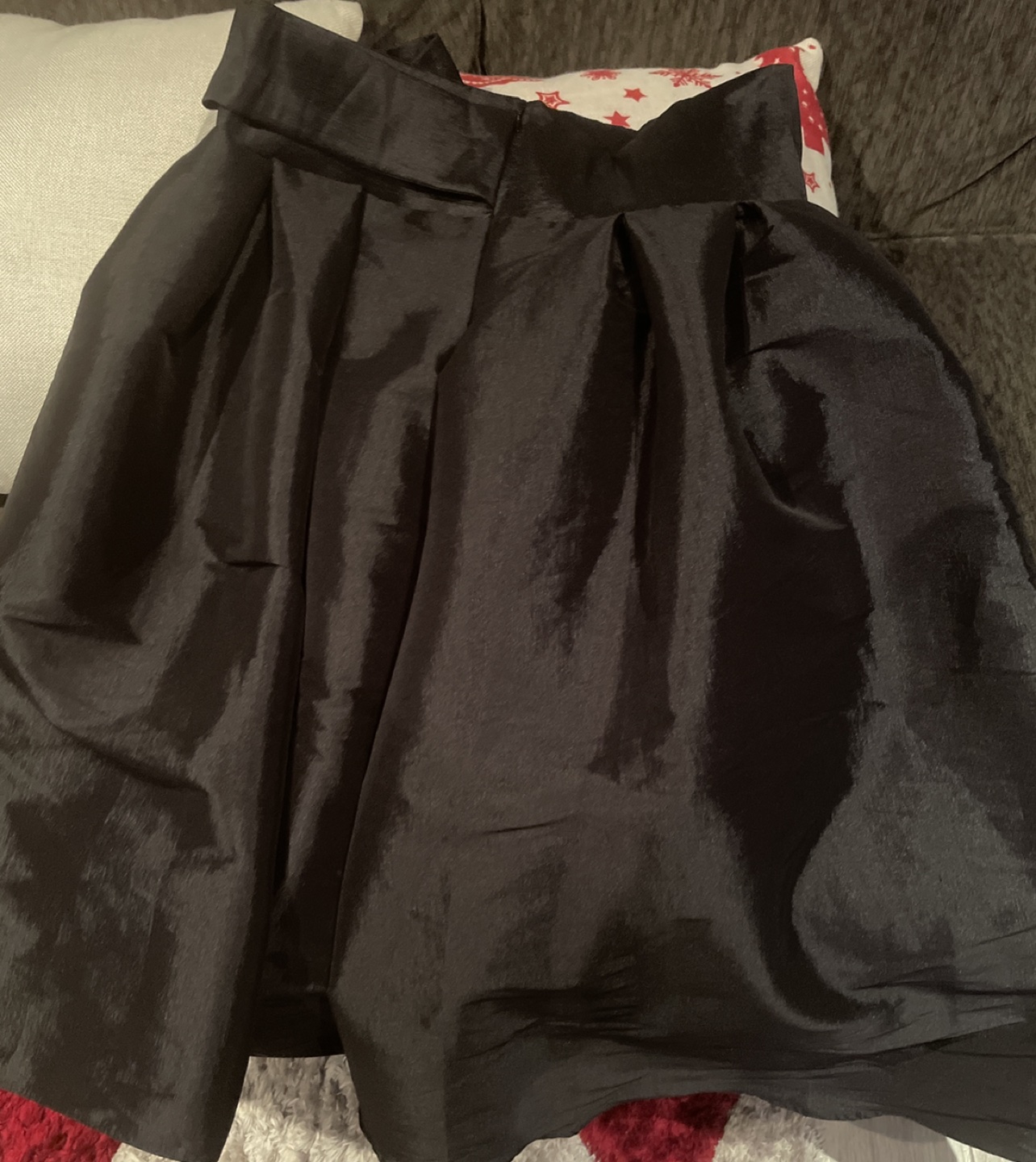 Black formal flare skirt - photo 2