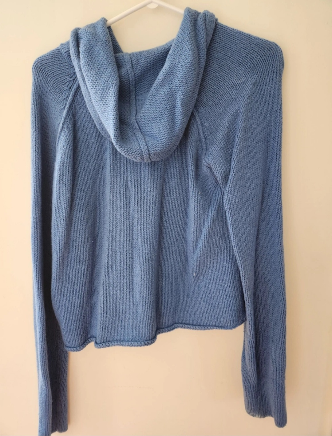 Blue Sweater with Hood - Fits like M to L image indicator(2)