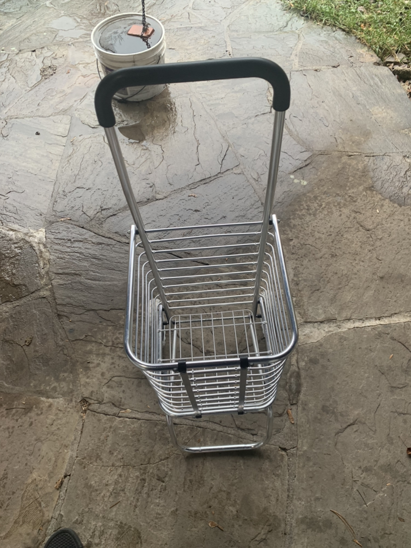 Folding 36L Rolling Trolley Cart