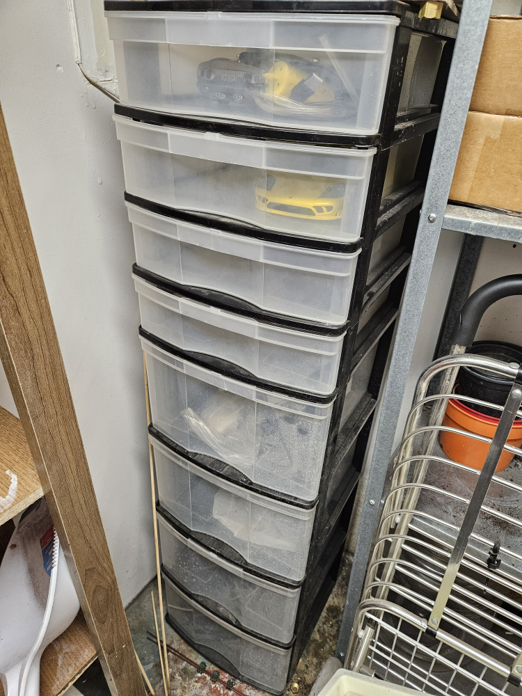 plastic drawer storage