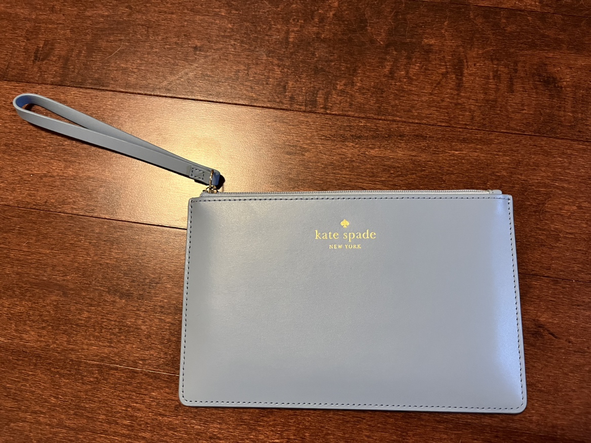 NEW Kate Spade Wristlet periwinkle blue thumbnail