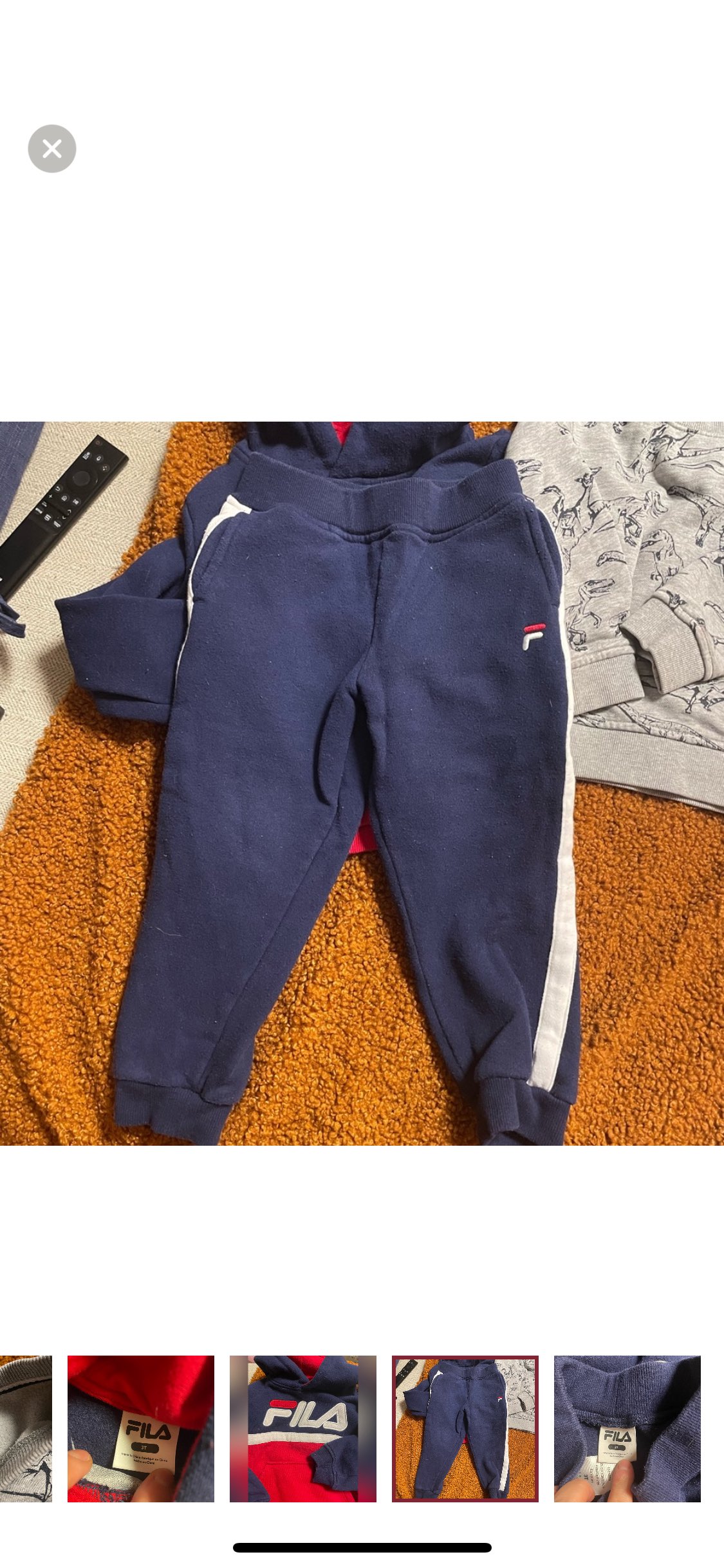 Bundle of Boys Size 3T Sweater and Sweatsuit image indicator(6)