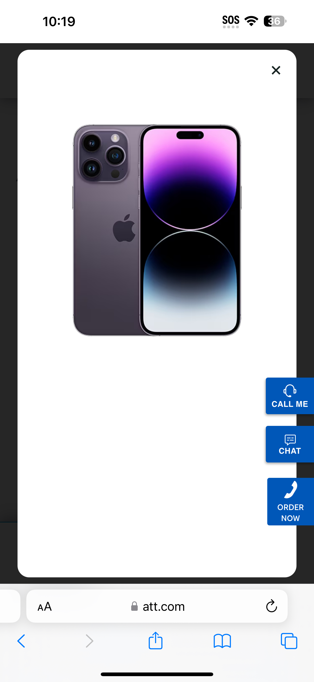 iPhone 14 Pro Max AT&T only