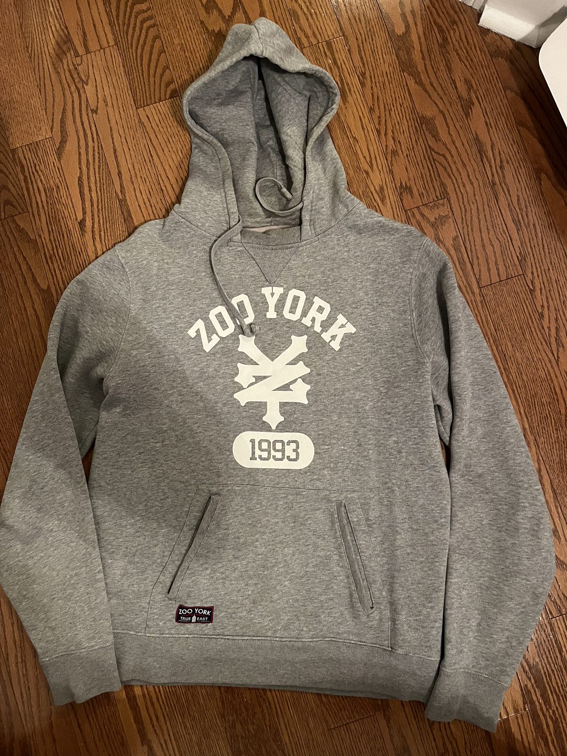 Zooyork grey hoodie thumbnail