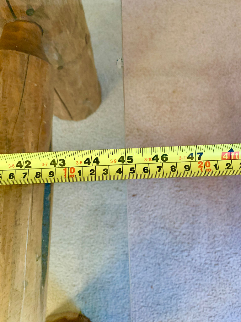 Rustic Oak Coffee Table with Glass Top image indicator(8)