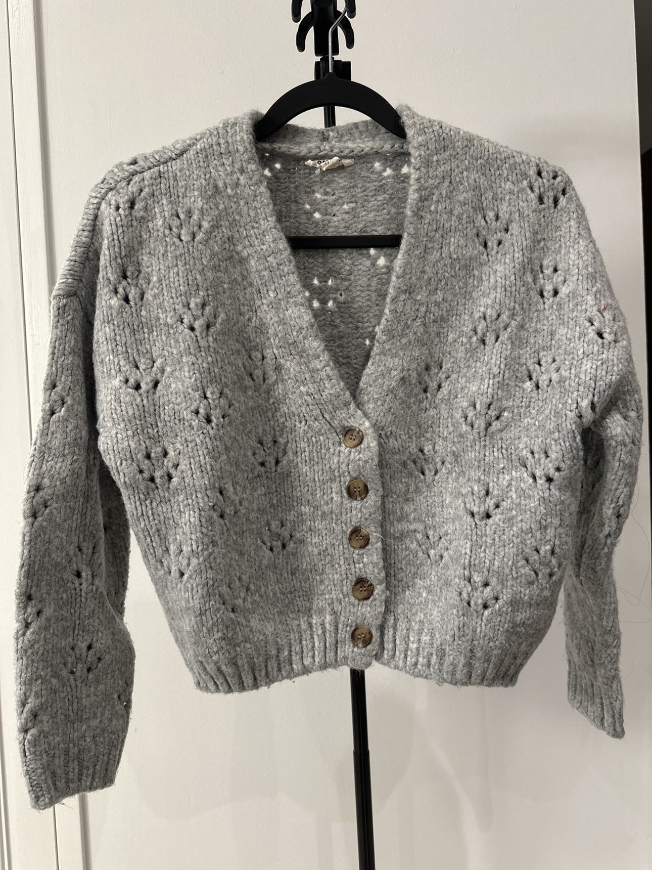 Thick cardigan sweater (XS) thumbnail