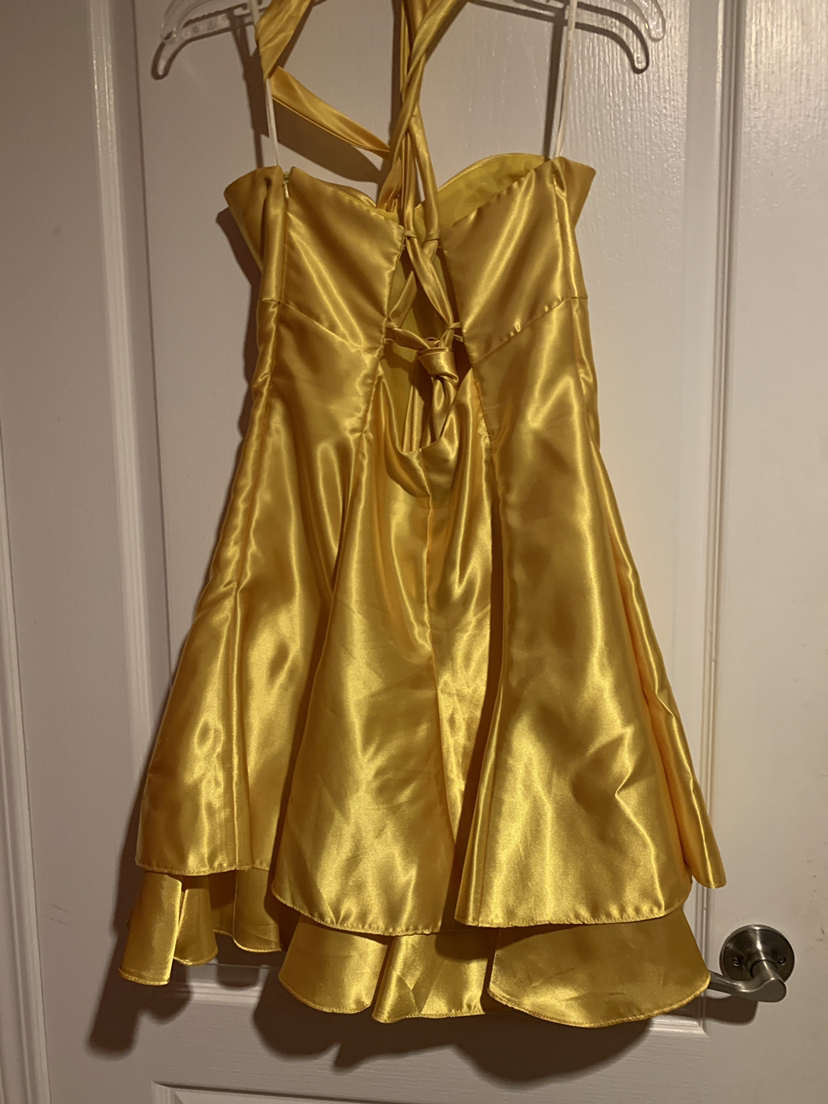 Little yellow evening dress - photo 2