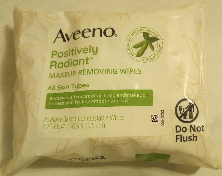 Aveeno Positively Radiant Makeup Remover Wipes